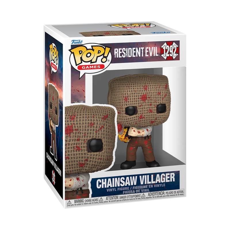 Funko Pop! Games: Resident Evil - Chainsaw Villager / Jill Valentine / Leon S. Kennedy / Albert Wesker *PREORDER*