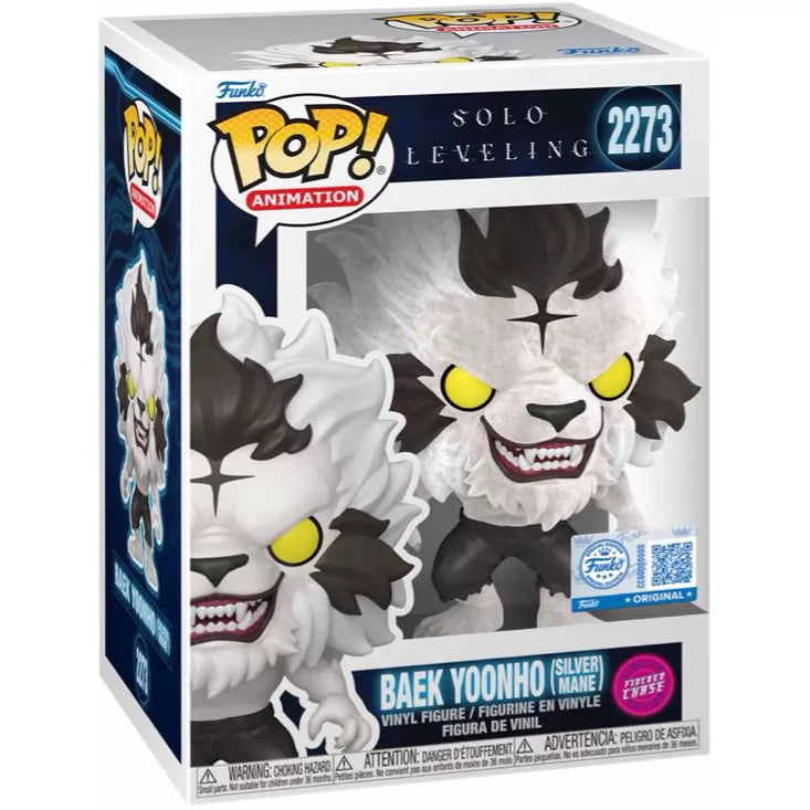 Funko Pop! Anime: Solo Leveling - Baek Yoonho (Silver Mane) #2273 [Funko Special Edition - Chalice Collectibles Exclusive] *PREORDER*