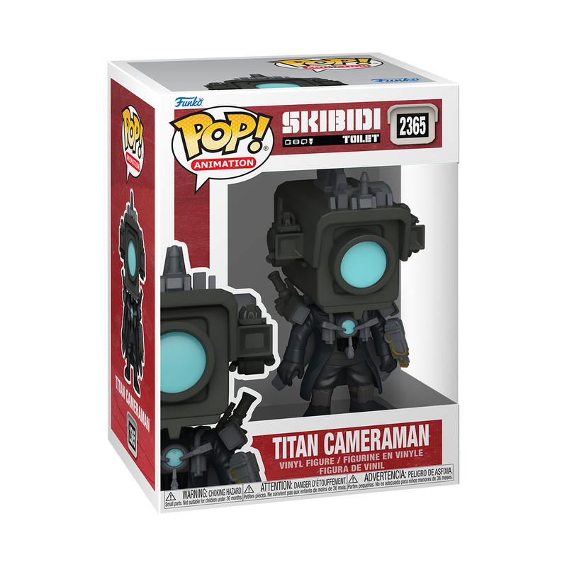 Funko Pop! Animation: Skibidi Toilet - Titan Cameraman / Titan Speakerman / Titan TV Man / Juggernaut Astro Toilet *PREORDER*