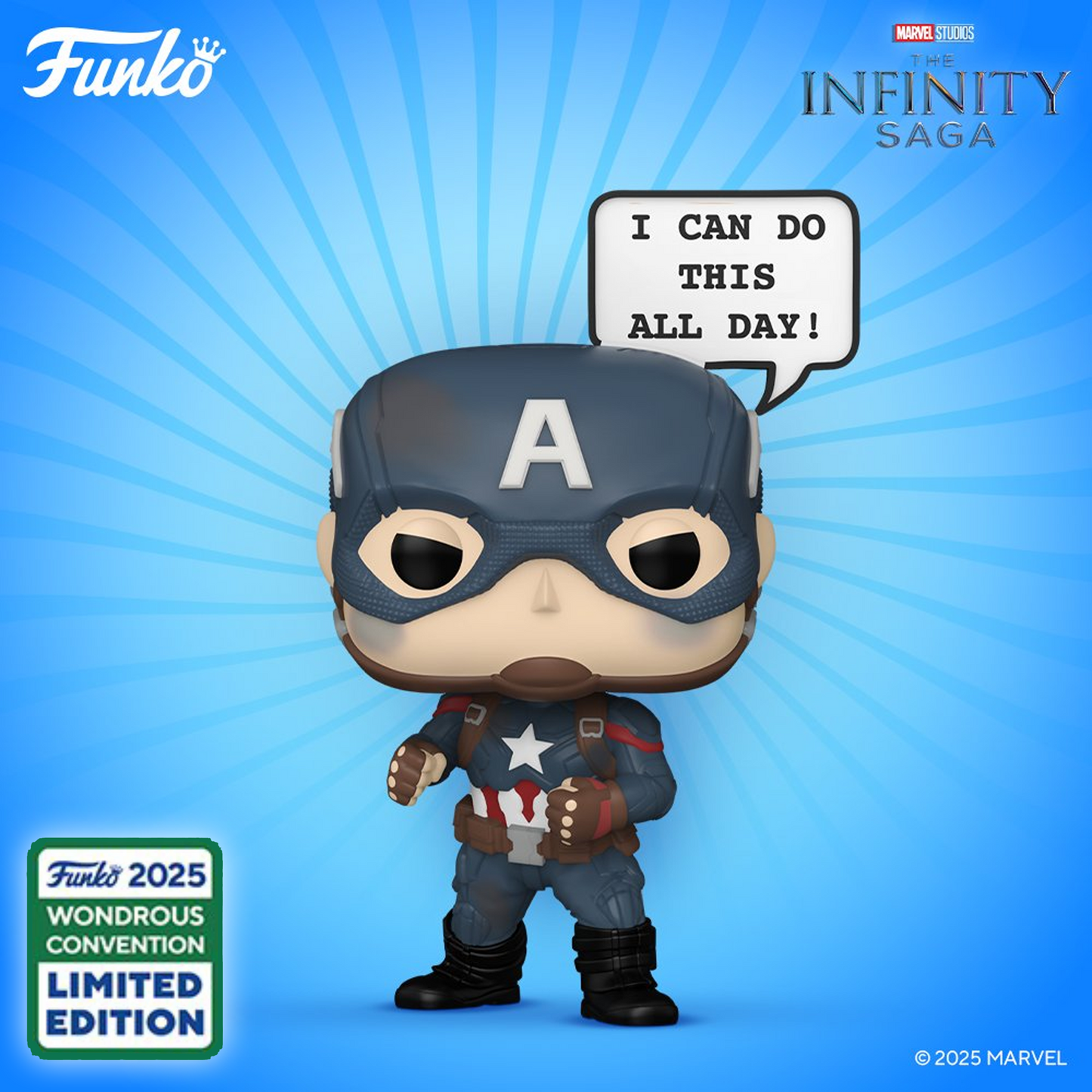 Funko Pop! Marvel: Infinity Saga - Captain America #1480 [2025 Wondrous Convention Exclusive]