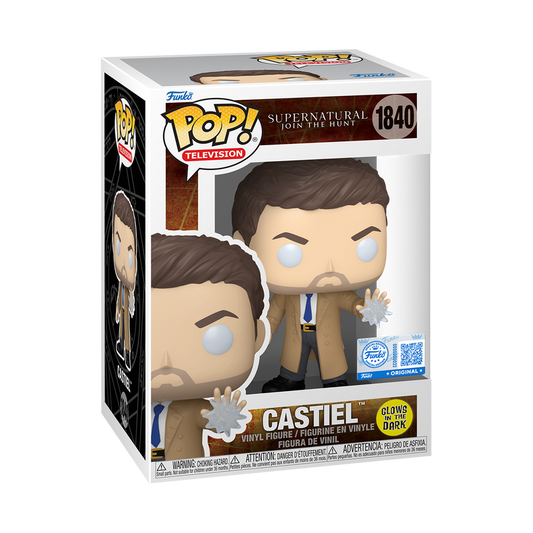 Funko Pop! Television: Supernatural - Castiel #1840 [Funko Special Edition - Glow-In-The-Dark (GITD)] *PREORDER*