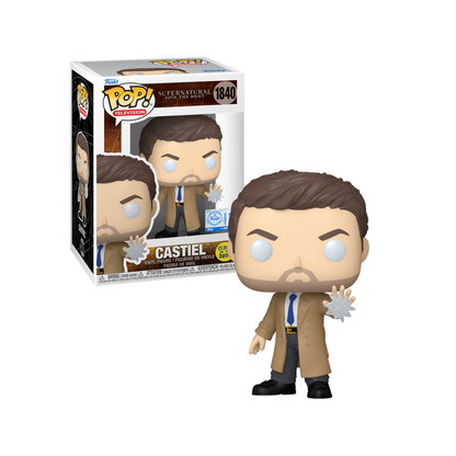 Funko Pop! Television: Supernatural - Castiel #1840 [Funko Special Edition - Glow-In-The-Dark (GITD)]