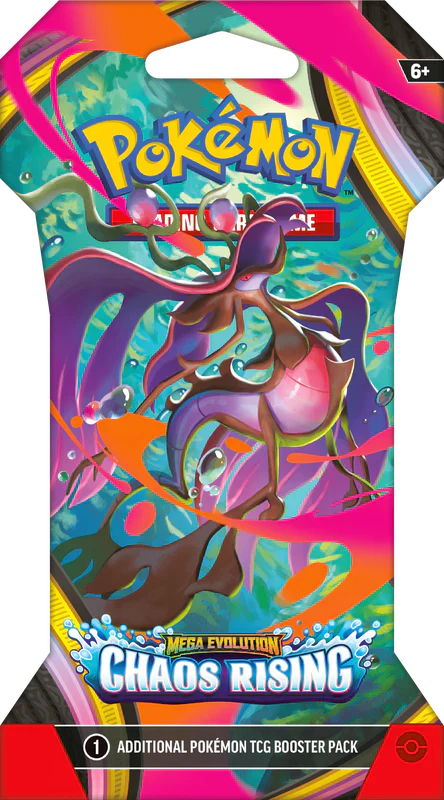 Pokemon TCG: Mega Evolution - Chaos Rising Single Sleeved Booster Pack *PREORDER*