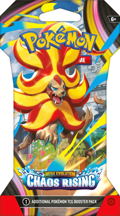 Pokemon TCG: Mega Evolution - Chaos Rising Single Sleeved Booster Pack *PREORDER*