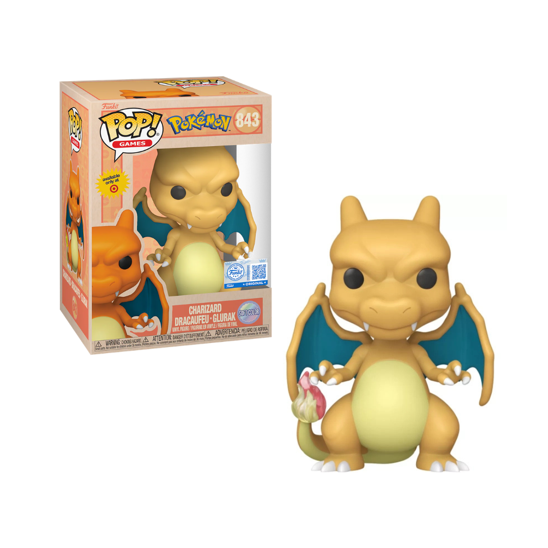 Funko Pop! Games: Pokemon - Charizard (Soft Color) #843 [Target Exclusive - Funko Special Edition]