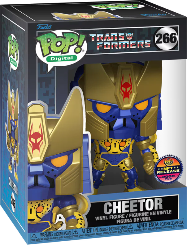Funko Pop! Digital: Transformers - Cheetor #266 [NFT Release - 2,000pcs]