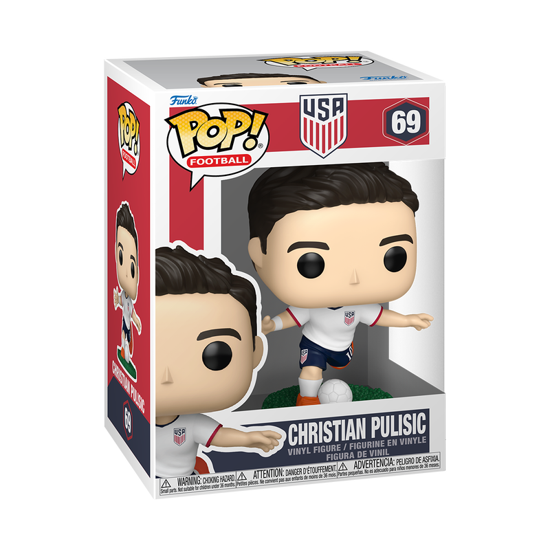 Funko Pop! Sports: Football / Soccer (USA Team) - Christian Pulisic / Gio Reyna / Weston McKennie / Antonee Robinson / Tyler Adams *PREORDER*