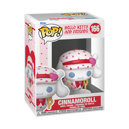 Funko Pop! Sanrio (Valentine Heart Outfit) - Hello Kitty #165 / Cinnamoroll #166 *PREORDER*