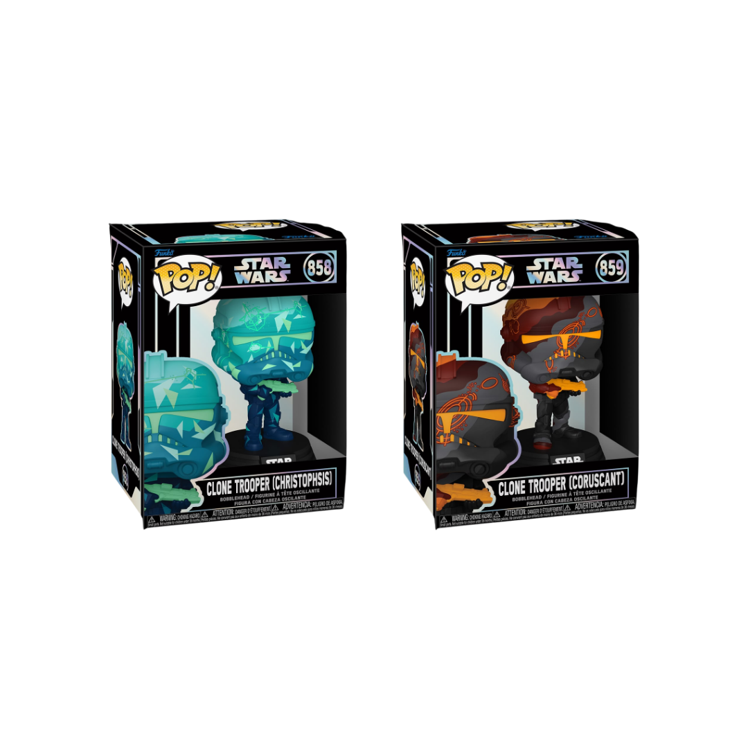 Funko Pop! Star Wars - Clone Trooper (Christophsis) / Clone Trooper (Coruscant) *PREORDER*