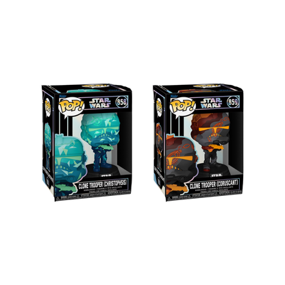 Funko Pop! Star Wars - Clone Trooper (Christophsis) / Clone Trooper (Coruscant) *PREORDER*