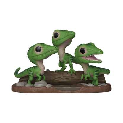 Funko Pop! Movies: Jurassic Park - Alpha Raptor / Baby Stegosaurus / Premium! Compsognathus / Tiger Raptor *PREORDER*