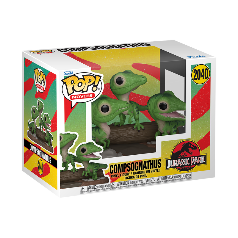Funko Pop! Movies: Jurassic Park - Alpha Raptor / Baby Stegosaurus / Premium! Compsognathus / Tiger Raptor *PREORDER*