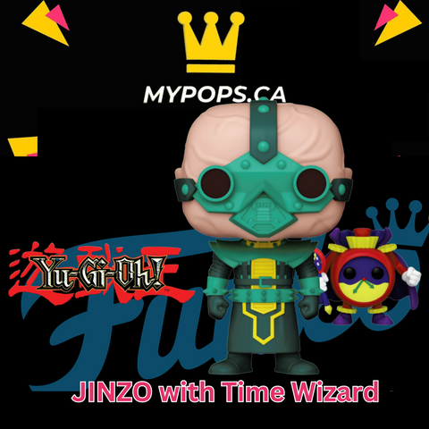 Funko Pop! ANIMATION: YU-GI-OH JINZO with TIME WIZARD #1458 [SPECIAL EDITION EXCLUSIVE]