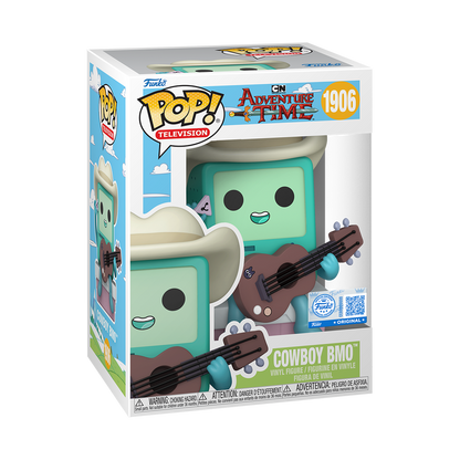 Funko Pop! Animation: Adventure Time - Cowboy BMO #1906 [Funko Special Edition] *PREORDER*