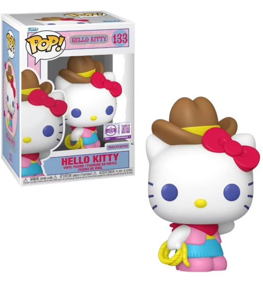 Funko Pop! Sanrio - Hello Kitty (Cowgirl) #133 [Funko Limited Edition - 7,500pcs]