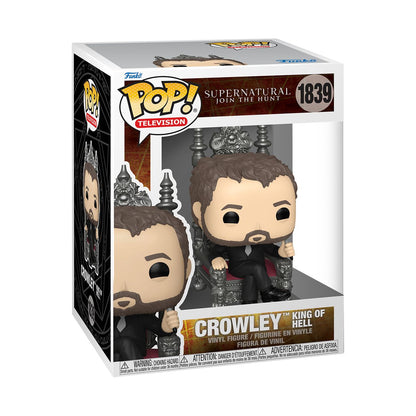 Funko Pop! Television: Supernatural - Dean Winchester / Bobby Singer / Death / Premium! Crowley (King Of Hell)