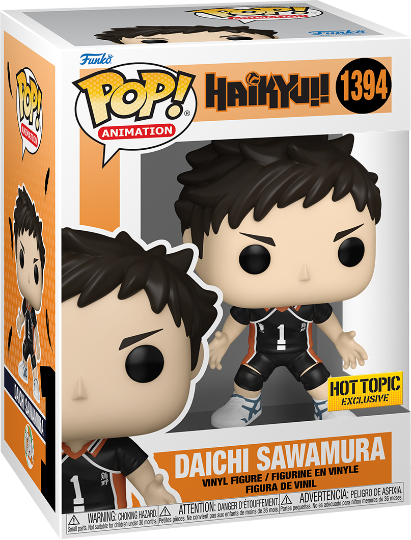 FUNKO POP! ANIMATION: HAIKYU!! - DAICHI SAWAMURA **HOT TOPIC EXCLUSIVE** #1394