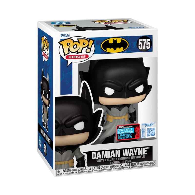 Funko Pop! Heroes: Batman - Damian Wayne #575 [Shared Convention Sticker 2025 NYCC]