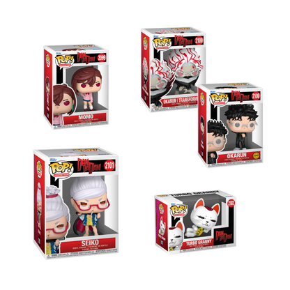 Funko Pop! Anime: Dandadan - Momo / Okarun / Seiko / Turbo Granny