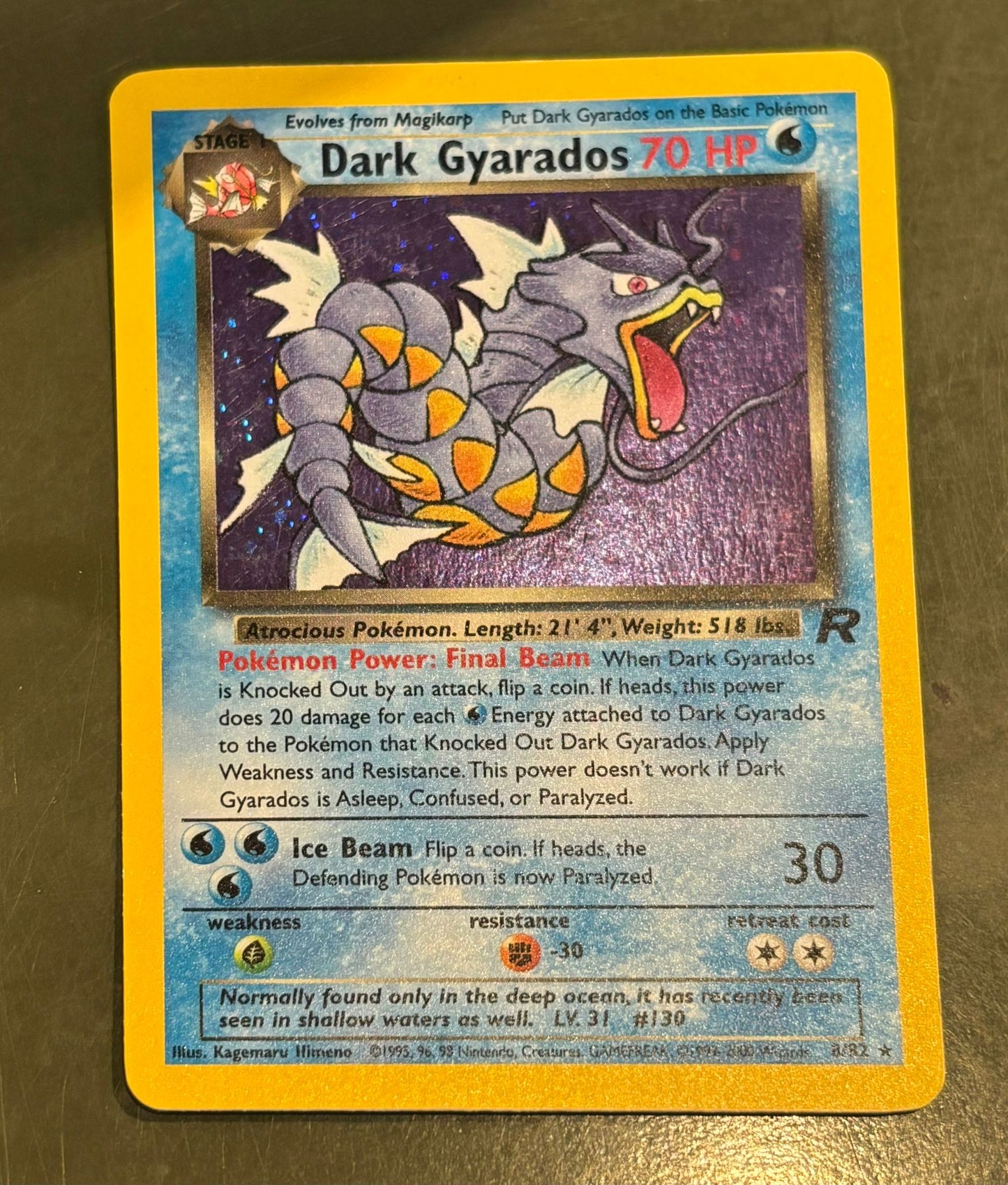 Pokemon TCG: Team Rocket Unlimited - Dark Gyarados Holo Rare 8/82 (English) Single Card