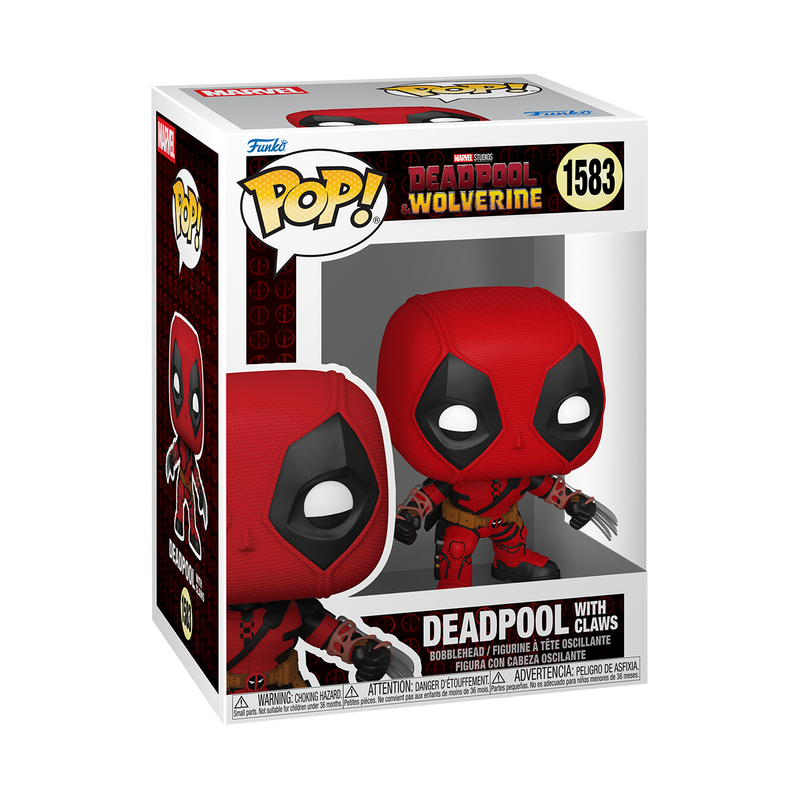 Funko Pop! Marvel: Deadpool (Legacy Collection) - Deluxe! Deadpool On Bridge / Wade Wilson / Deadpool (X-Men Trainee) / Deadpool with Claws