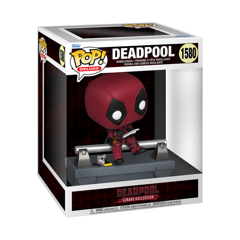 Funko Pop! Marvel: Deadpool (Legacy Collection) - Deluxe! Deadpool On Bridge / Wade Wilson / Deadpool (X-Men Trainee) / Deadpool with Claws