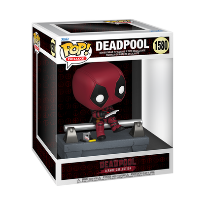 Funko Pop! Marvel: Deadpool (Legacy Collection) - Deluxe! Deadpool On Bridge / Wade Wilson / Deadpool (X-Men Trainee) / Deadpool with Claws