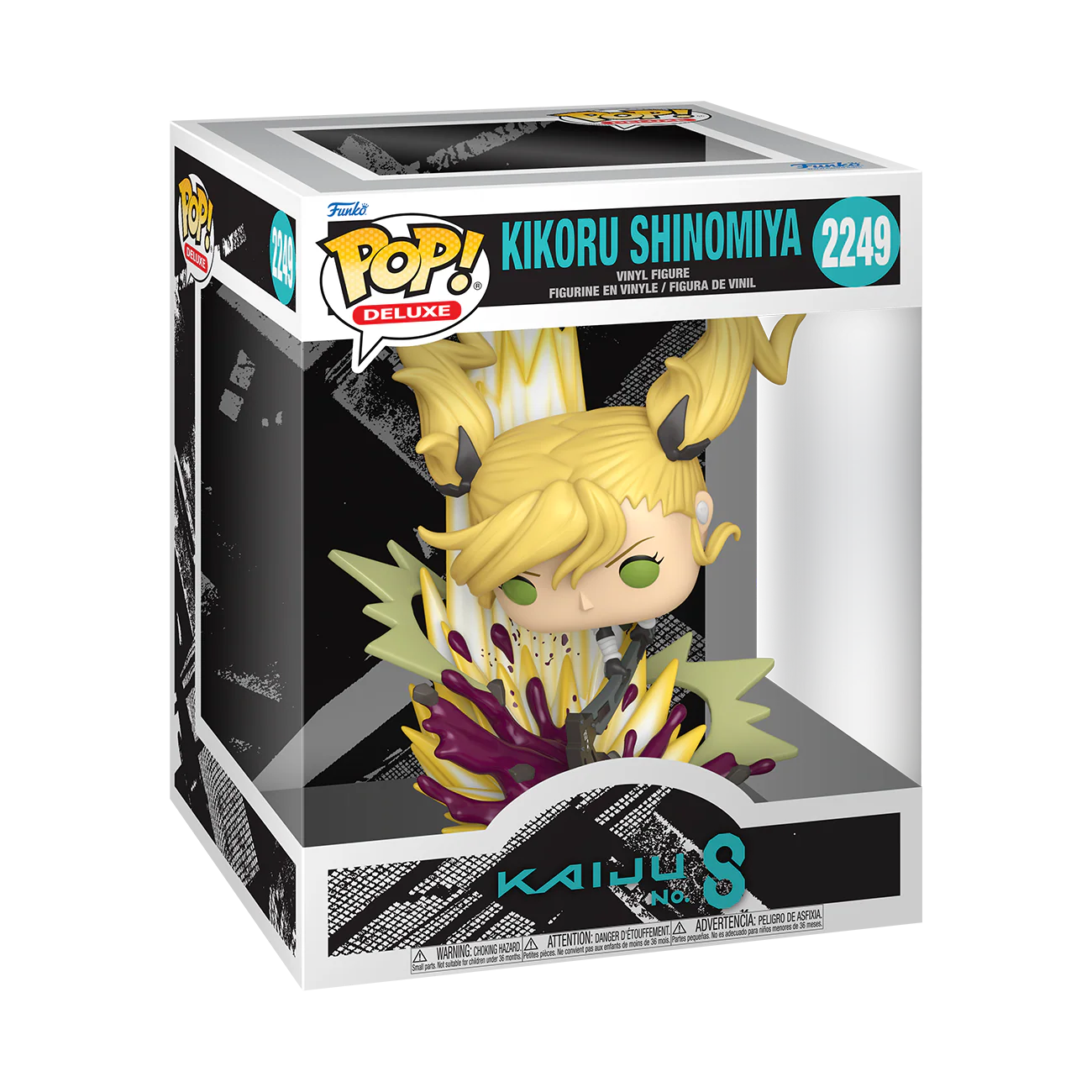 Funko Pop! Anime: Kaiju No. 8 - Isao Shinomiya / Iharu Furuhashi / Haruichi Izumo / Aoi Karuragi / Deluxe Kikoru Shinomiya / Super 6" Kaiju No. 8 (Uncontrolled)