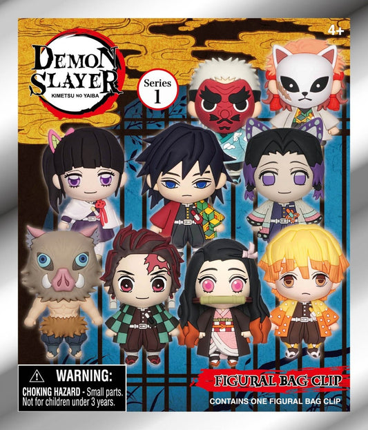 Demon Slayer Series 1 3D Foam MYSTERY Bag Clip