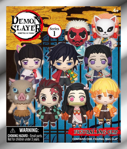 Demon Slayer Series 1 3D Foam MYSTERY Bag Clip
