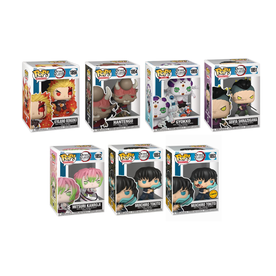 Funko Pop! Anime: Demon Slayer - Rengoku / Hantengu / Gyokko / Genya / Mitsuri / Muichiro