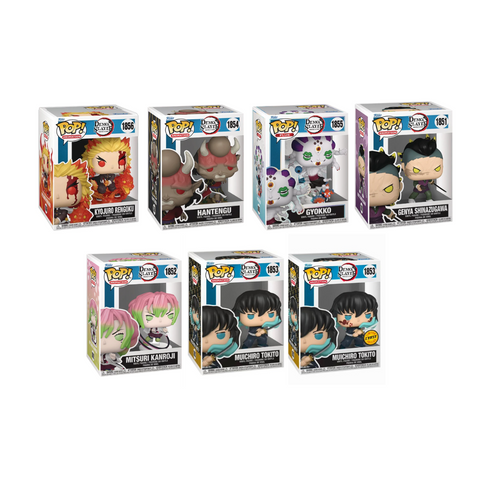 Funko Pop! Anime: Demon Slayer - Rengoku / Hantengu / Gyokko / Genya / Mitsuri / Muichiro
