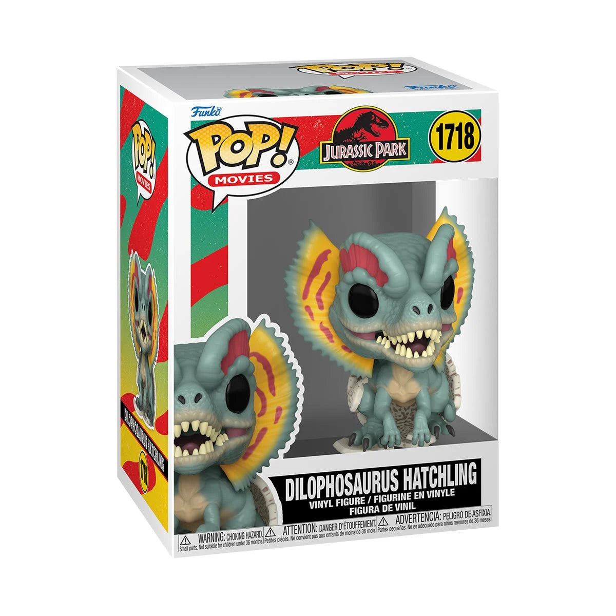 Funko Pop! Movies: Jurassic Park - Dilophosaurus Hatchling #1718 / Stygimoloch Hatchling #1719 / T-Rex Hatchling #1716 / Velociraptor Hatchling #1717