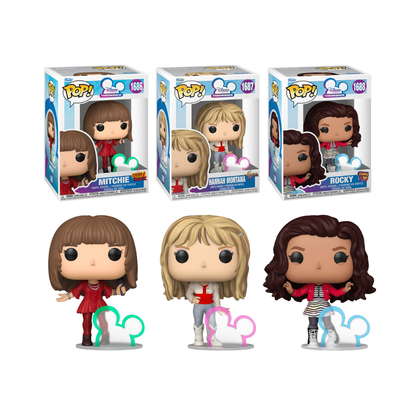 Funko Pop! Disney: Disney Channel Throwback (Icons) - Mitchie / Hannah Montana / Rocky *PREORDER*