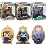 Funko Pop! Disney: Vilains - Deluxe 6" Evil Queen /  Maleficent / Ursula *PREORDER*