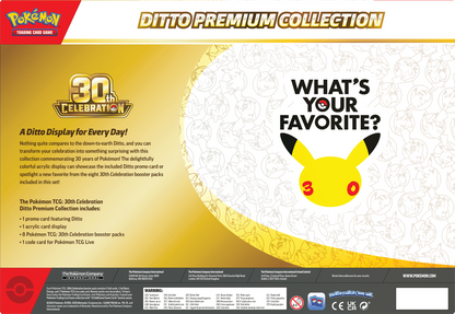 Pokemon TCG: 30th Celebration - Ditto Premium Collection Box Set *PREORDER*