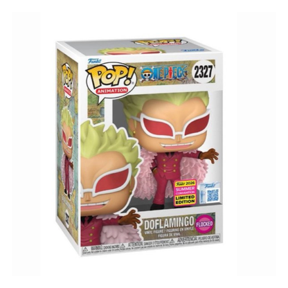 Funko Pop! Anime: One Piece - Donquixote (Flocked) #2327 [2026 Shared Summer Convention Exclusive] *PREORDER*