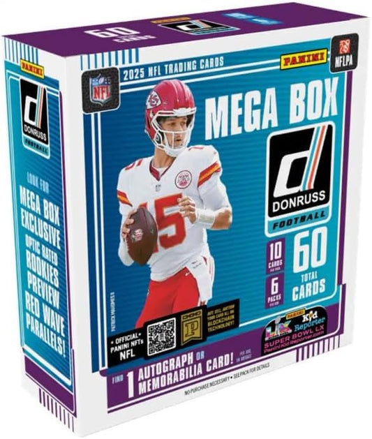 Panini - 2025 Football Donruss Mega Box