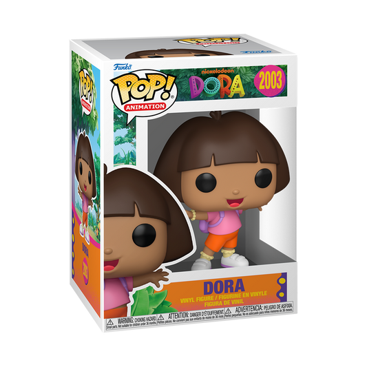Funko Pop! Animation: Dora The Explorer - Dora #2003 / Boots #2004 / Swiper #2005