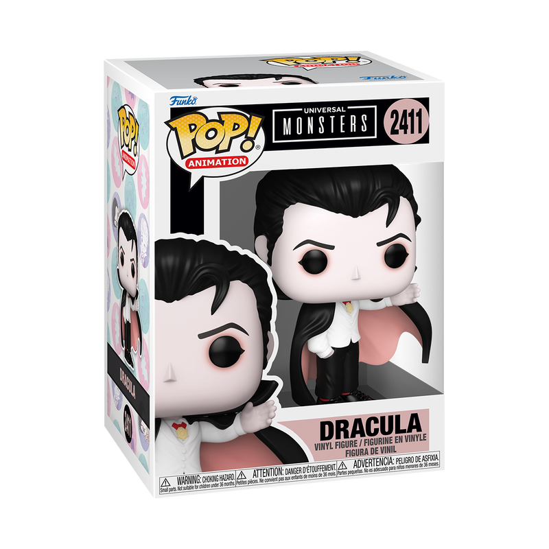 Funko Pop! Animation: Universal Monsters (Anime) - Invisible Man / Dracula / Bride Of Frankenstein / Frankenstein