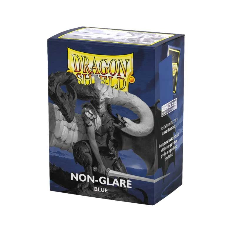 Dragon Shield - Non-Glare Blue Sleeves 100ct