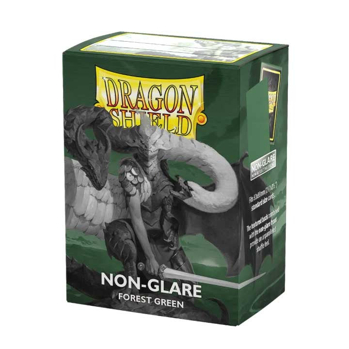 Dragon Shield - Non-Glare Forest Green Sleeves 100ct