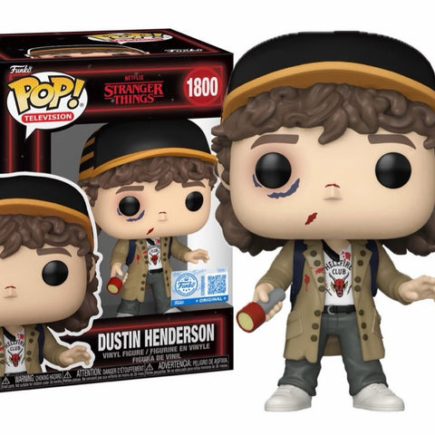 Funko Pop! Television: Stranger Things - Dustin Henderson #1800 [Funko Special Edition - Hot Topic Exclusive] *PREORDER*