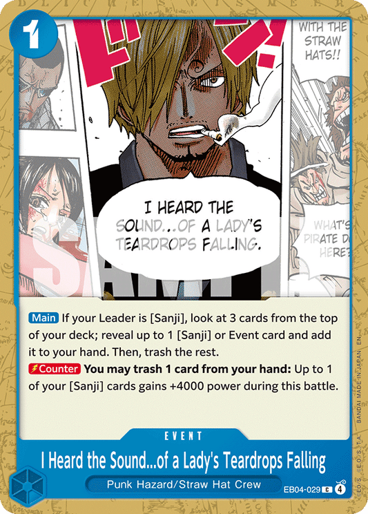 One Piece TCG - I Heard the Sound...of a Lady's Teardrops Falling EB04-29
