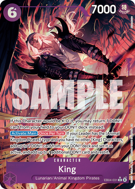 One Piece TCG - King EB04-31 (Alternate Art)