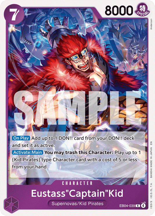 One Piece TCG - Eustass"Captain"Kid EB04-39