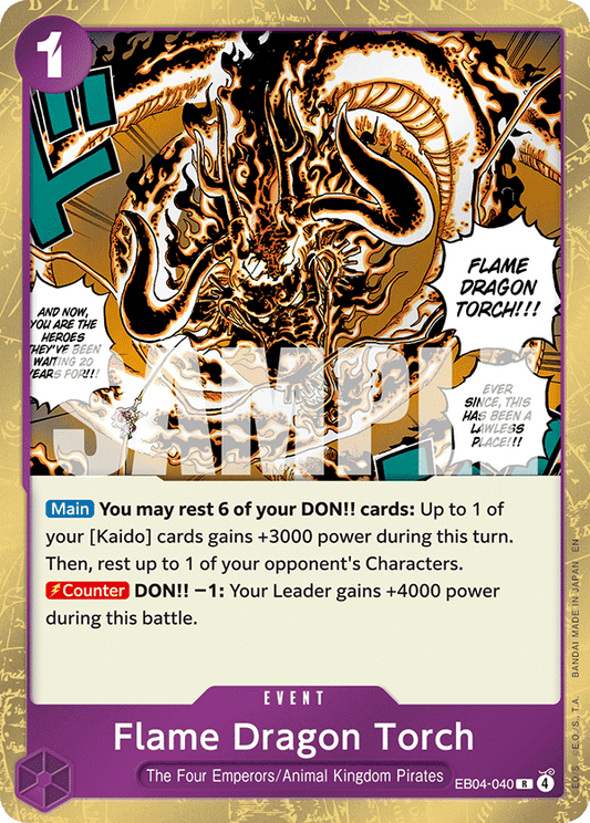 One Piece TCG - Flame Dragon Torch EB04-40
