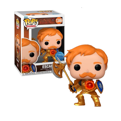 Funko Pop! Anime: Seven Deadly Sins - Escanor (Golden Armor) #1346 [Chalice Collectibles Exclusive]