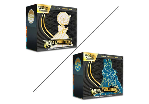 Pokemon TCG: Mega Evolution - Base Set Mega Gardevoir / Mega Lucario Elite Trainer Box (ETB) *PREORDER*