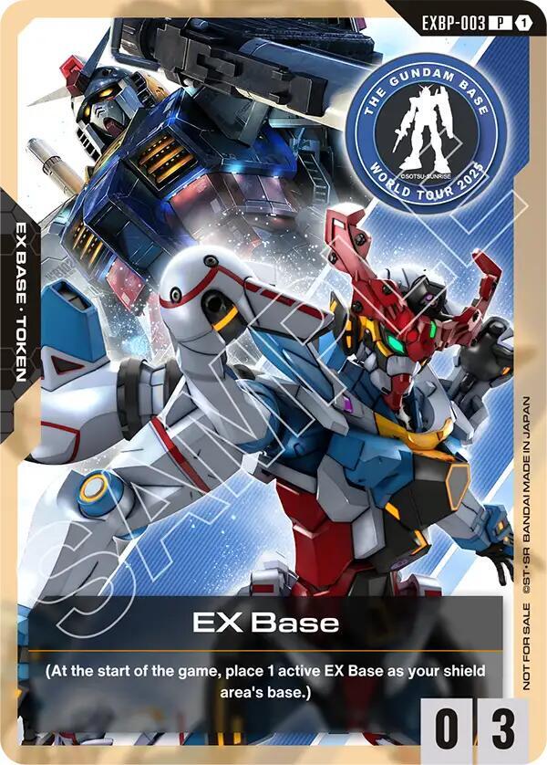 Gundam CG - EX Base (EXBP-003) English Promotional Single Card (Mobile Suit Gundam GQuuuuuuX)